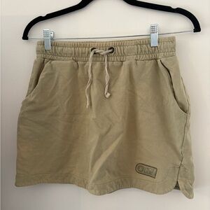 Women's Tan Athletic Skirt